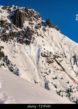 Berge bei hillstation Alpjoch, Skigebiet Hochimst, Imst, Tirol, Österreich, Europa Stockfoto