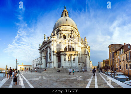 Basilika Santa Maria de la Salud, Venedig, Italien Stockfoto