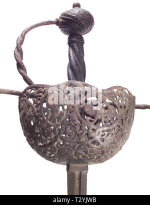 Waffen, Schwerter, Degen, 17. Jahrhundert, Additional-Rights - Clearance-Info - Not-Available Stockfoto
