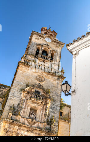 Iglesia de San Pedro Kirche, Arcos de la Frontera, Andalusien, Spanien Stockfoto