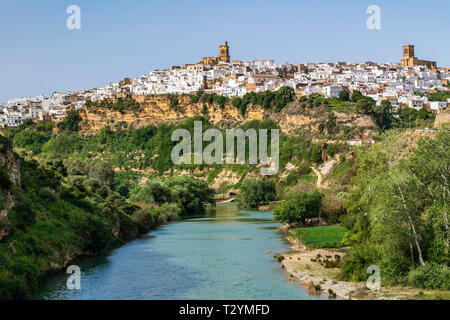 Arcos De La Frontera, Andalusien, Spanien Stockfoto