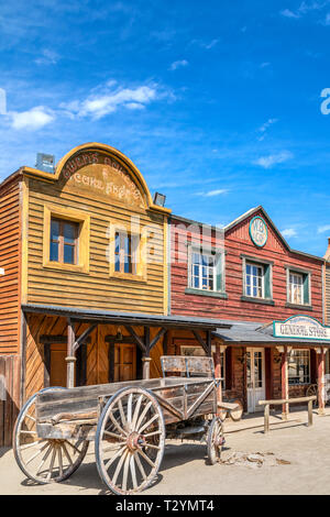 Oasys Mini Hollywood wild west Theme Park, Tabernas, Almeria, Spanien Stockfoto