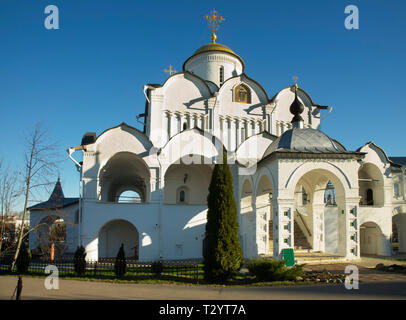 Kathedrale der Fürsprache der heiligen Jungfrau Maria bei der heiligen Fürsprache (pokrowski) Kloster in Susdal. Russland Stockfoto