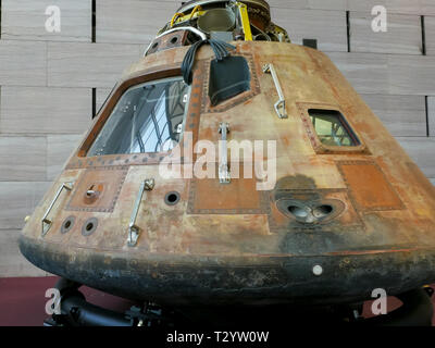WASHINGTON, DC, USA - 10. SEPTEMBER 2015: in der Nähe des Apollo 11 Befehl Modul in Washington, DC Stockfoto