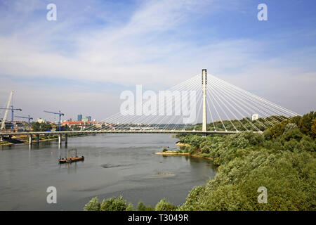 Swietokrzyski-brücke in Warschau. Polen Stockfoto