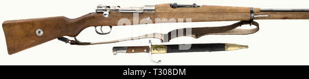 SERVICE WAFFEN, BRASILIEN, Gewehr Modell 1908, Kaliber 7x57, 5114 m, Additional-Rights - Clearance-Info - Not-Available Stockfoto