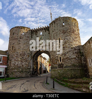 Die landgate auf Turm Straße in Rye, East Sussex, England, Vereinigtes Königreich Stockfoto