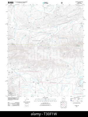 USGS TOPO Karte Arkansas AR Acorn 20110811 TM Wiederherstellung Stockfoto