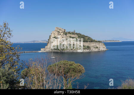 Castello Aragonese Stockfoto