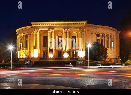 Meskhishvili Theater an Davit Aghmashenebeli Square in Kutaissi. Imereti Provinz. Georgien Stockfoto