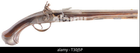 Handfeuerwaffen, Pistolen, musketen Pistole, Deutsch, um 1700, Additional-Rights - Clearance-Info - Not-Available Stockfoto