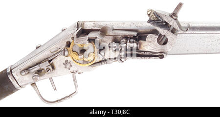 Handfeuerwaffen, Pistolen, wheellock Pistole, Replikat, Stil um 1580, Additional-Rights - Clearance-Info - Not-Available Stockfoto