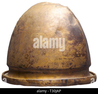 Schutzkleidung, Helme, etruskische Negau Helm, vetulonic Typ, Bronze, 5. Jahrhundert v. Chr., Additional-Rights - Clearance-Info - Not-Available Stockfoto