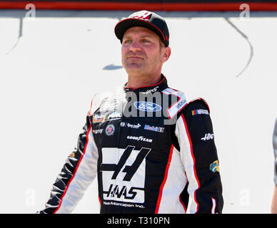 April 5, 2019 - NASCAR Monster Energy Cup Fahrer CLINT BOYER am 5. April 2019 an der Bristol Motor Speedway in Bristol, Tennessee Credit: Ed Clemente/ZUMA Draht/Alamy leben Nachrichten Stockfoto