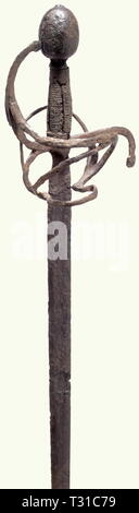 Waffen, Schwerter, Degen, 17. Jahrhundert, Additional-Rights - Clearance-Info - Not-Available Stockfoto