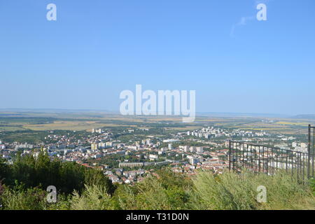 Blick vom Gründer des Bulgarischen Staates Monument in der Nähe von Shumen, Bulgarien Stockfoto