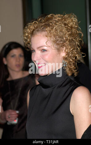 LOS ANGELES, Ca. 22. Februar 2001: Schauspielerin AMY IRVING am American Film Institute Gala, in Beverly Hills, wo Barbra Streisand mit des Instituts 29. jährliche Life Achievement Award geehrt wurde. © Paul Smith/Featureflash Stockfoto