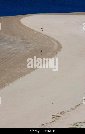 Brea Beach in der Nähe von Rock auf dem Kamel Estuary, Cornwall, England, Großbritannien Stockfoto