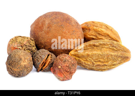 Triphala - eine ayurvedische Früchte haben Eigentum der Medizin Stockfoto