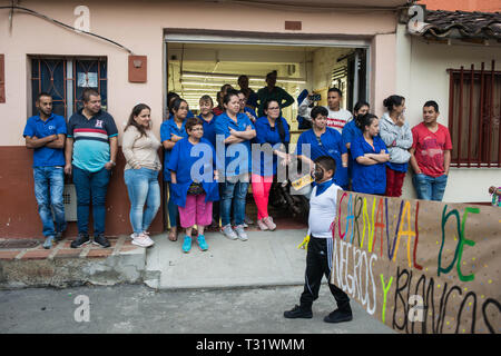 Donmatias, Antioquia: Karneval "onmatias Somos todos' Stockfoto