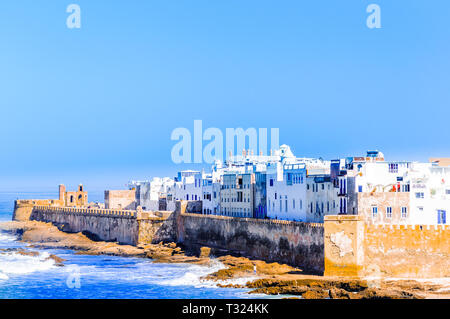 Luftbild der Altstadt von Essaouira in Marokko Stockfoto