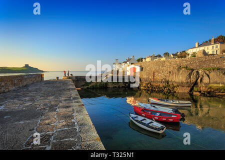 Coliemore Hafen, Dalkey, County Dublin, Irland Stockfoto