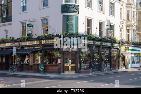 Zetland Arme Public House und Restaurant in Bute Street, Kensington und Chelsea, London, England, Großbritannien Stockfoto