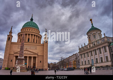 St. Nikolaus Kirche (Nikolaikirche), Potsdam, Deutschland, Europa. Stockfoto