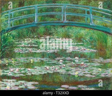 Claude Monet (1840 - 1926), die japanische Brücke, 1899, Öl auf Leinwand, Stockfoto