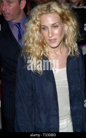 LOS ANGELES, Ca. Januar 23, 2001: Schauspielerin Sarah Jessica Parker bei den Los Angeles Premiere der Wedding Planner. © Paul Smith/Featureflash Stockfoto