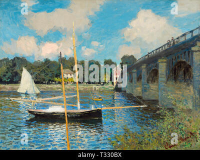 Claude Monet (1840 - 1926), die Brücke von Argenteuil, 1874, Öl auf Leinwand Stockfoto