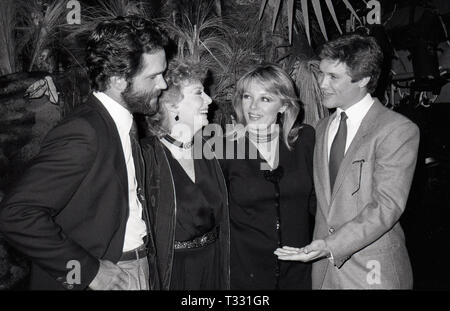 Gregory Harrison, Gwen Verdon, Sherri Nord- und Andrew Stevens in 'Beine' eine Amerikanische für das Fernsehen musikalische Drama Film in der Radio City Music Hall on 9/03/1983 in New York City. Quelle: Walter Mcbride/MediaPunch Stockfoto