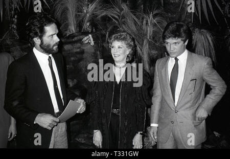 Gregory Harrison, Gwen Verdon und Andrew Stevens in 'Beine' eine Amerikanische für das Fernsehen musikalische Drama Film in der Radio City Music Hall on 9/03/1983 in New York City. Quelle: Walter Mcbride/MediaPunch Stockfoto