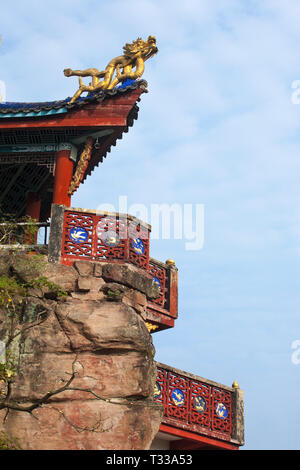 Shibaozhai Pagode, China Stockfoto