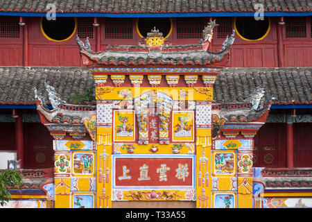 Von Shibaozhai Pagode, China Detail Stockfoto