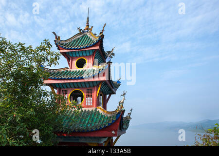 Shibaozhai Pagode, China Stockfoto