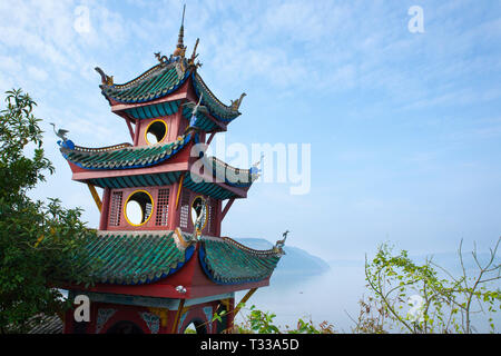 Shibaozhai Pagode, China Stockfoto