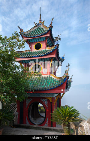 Shibaozhai Pagode, China Stockfoto