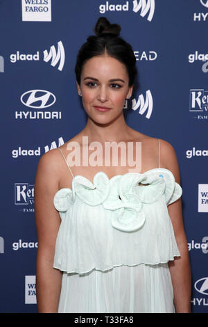 März 28, 2019 - Los Angeles, CA, USA - LOS ANGELES - Mar 28: Melissa Fumero am 30. jährlichen GLAAD Media Awards im Beverly Hilton Hotel am 28. März 2019 in Los Angeles, CA (Credit Bild: © Kay Blake/ZUMA Draht) Stockfoto