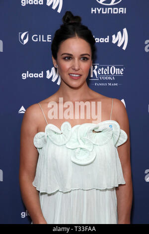 März 28, 2019 - Los Angeles, CA, USA - LOS ANGELES - Mar 28: Melissa Fumero am 30. jährlichen GLAAD Media Awards im Beverly Hilton Hotel am 28. März 2019 in Los Angeles, CA (Credit Bild: © Kay Blake/ZUMA Draht) Stockfoto