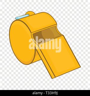 Sport pfeifen Symbol im Comic-stil auf Hintergrund für jede Web Design isoliert Stock Vektor