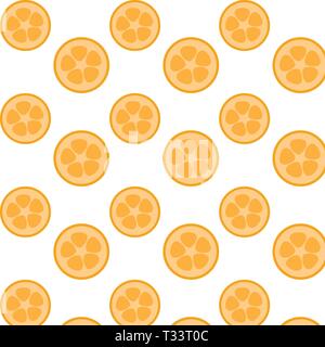 Kumquat vektor Muster Hintergrund Stock Vektor