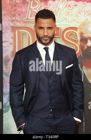 Premiere der Saison 2 STARZ "American Gods" mit: Ricky Whittle Wo: Los Angeles, Kalifornien, Vereinigte Staaten, wenn: 05 Mar 2019 Credit: FayesVision/WENN.com Stockfoto
