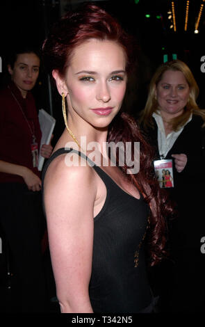 LOS ANGELES, Ca. März 19, 2001: Schauspielerin Jennifer Love Hewitt im Rahmen der Weltpremiere in Hollywood, von ihren neuen Film Literature. © Paul Smith/Featureflash Stockfoto