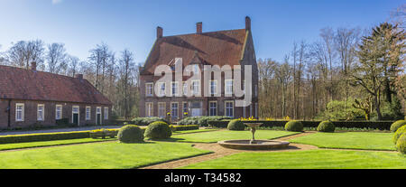 Panorama der historischen Haus Welbergen in Ochtrup, Deutschland Stockfoto