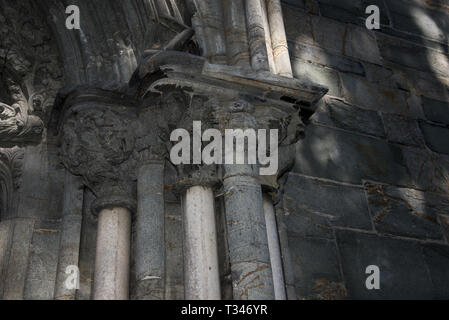 Nidarosdom In Trondheim wurde ab 1070 erbaut und ist heute eine der wichtigsten und eindrucksvollsten Kirchen in Norwegen. Stockfoto