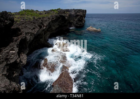 Küstenlandschaft, Sumba, East Nusa Tenggara, Indonesien Stockfoto