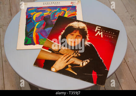 Frankie Miller's 1982 Album stehen am Rand Stockfoto