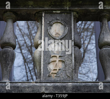 Eindrucksvollen Ambienten und interessante Details der Saint Lawrence Kartause Certosa di San Lorenzo in padula Provinz Salerno Italien Stockfoto