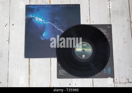 Dire Straits 1982 studio album Liebe über Gold Stockfoto